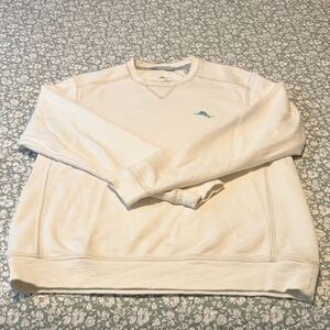 Tommy Bahama Men's Off-White Crewneck Sweater